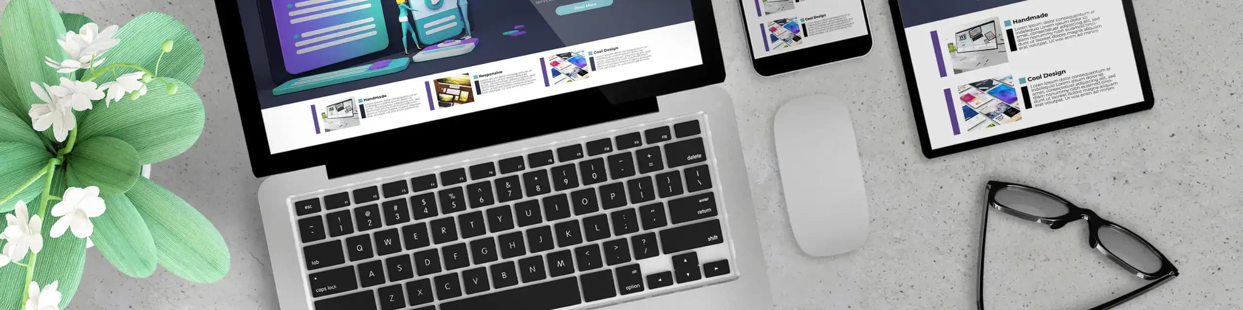 Websites und CMS Header